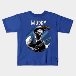 Muddy - Blues Icon Kids T-Shirt